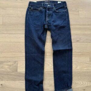 Abercrombie & Fitch‎ Mens Jeans 30x30 Japanese Selvedge Straight Limited Edition